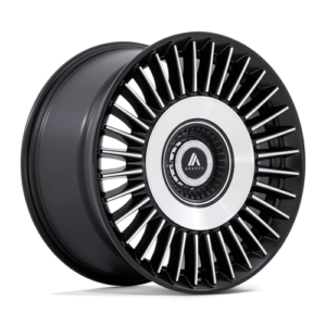 Asanti ABL-40 TIARA - SATIN BLACK WITH BRIGHT MACHINED FACE