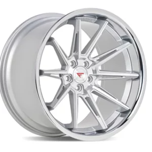 Ferrada Wheels CM2 - Machine Silver / Chrome Lip