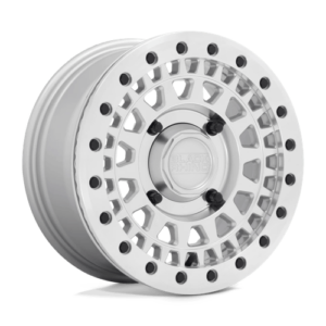 Black Rhino Powersports PARKER UTV BEADLOCK - SILVER WITH MIRROR CUT FACE