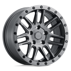 Black Rhino ARCHES - MATTE BRUSHED GUNMETAL W/ BLACK BOLTS