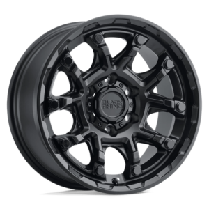 Black Rhino ARK - MATTE BLACK W/ GLOSS BLACK BOLTS