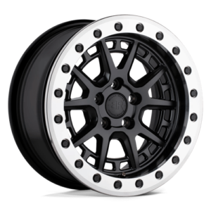 Black Rhino GRAVEL BEADLOCK - MATTE BLACK W/ MACHINED RING
