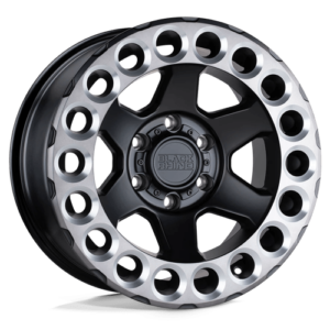 Black Rhino ODESSA - MATTE BLACK W/ MACHINED TINT LIP & MILLED RINGS