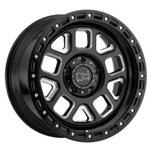 Black Rhino ALPINE - GLOSS BLACK W/ MILLED SPOKES