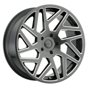 Black Rhino CYCLONE - GLOSS TITANIUM W/ MILLED SPOKES
